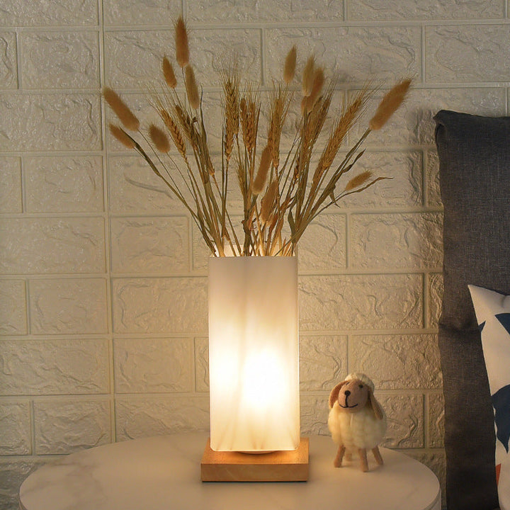 Glass table lamp – Nordic design in vase shape with dimmable LED &amp; color change