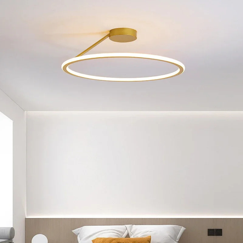 LED ceiling light – minimalist design, dimmable with remote control, available in various sizes