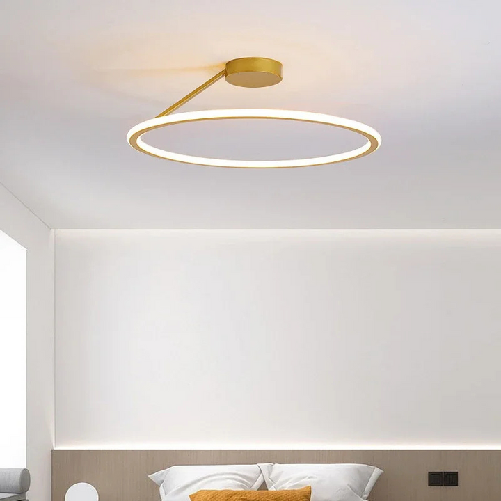 LED ceiling light – minimalist design, dimmable with remote control, available in various sizes