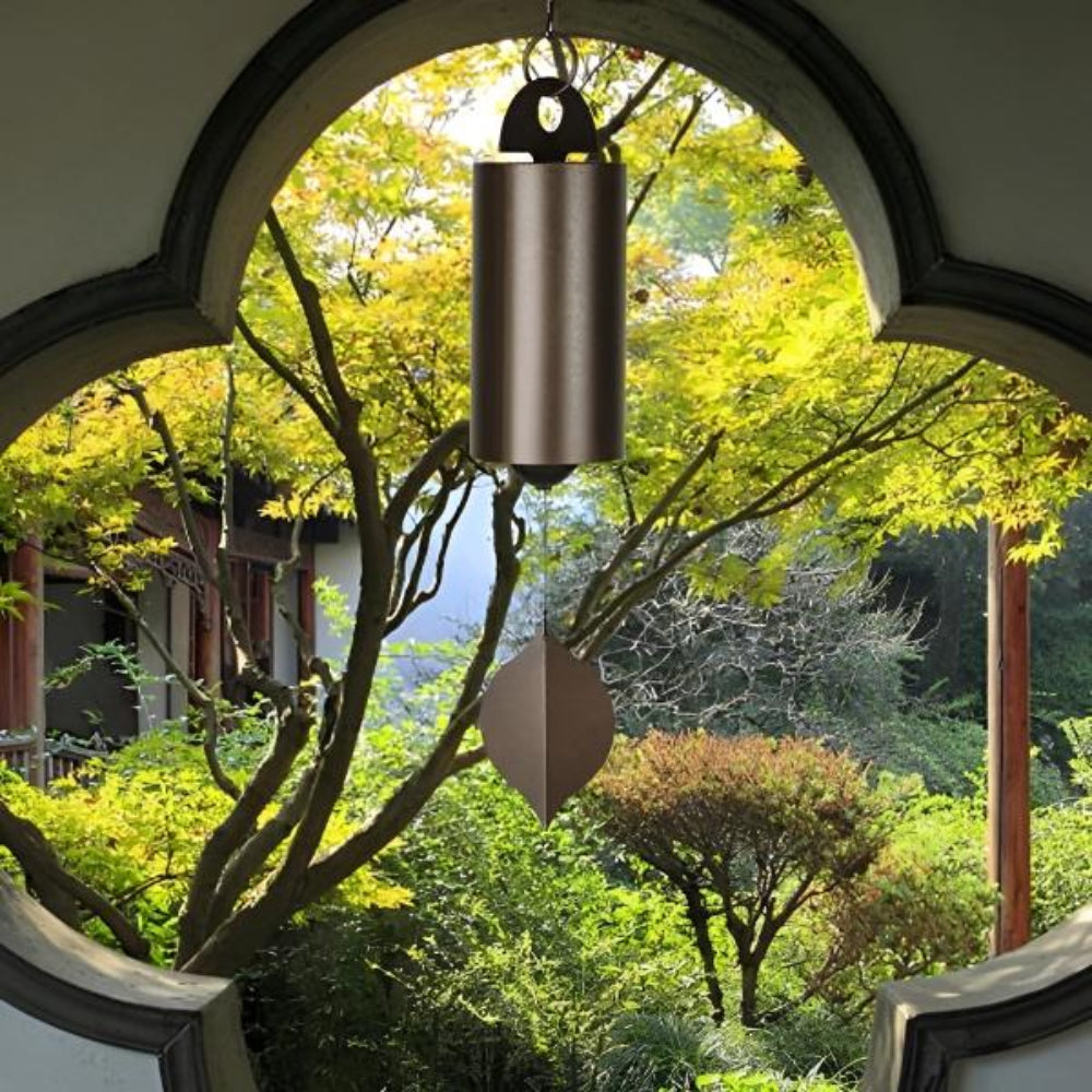 Retro-Windspiel aus Metall als Hänedeko für Garten oder Balkon