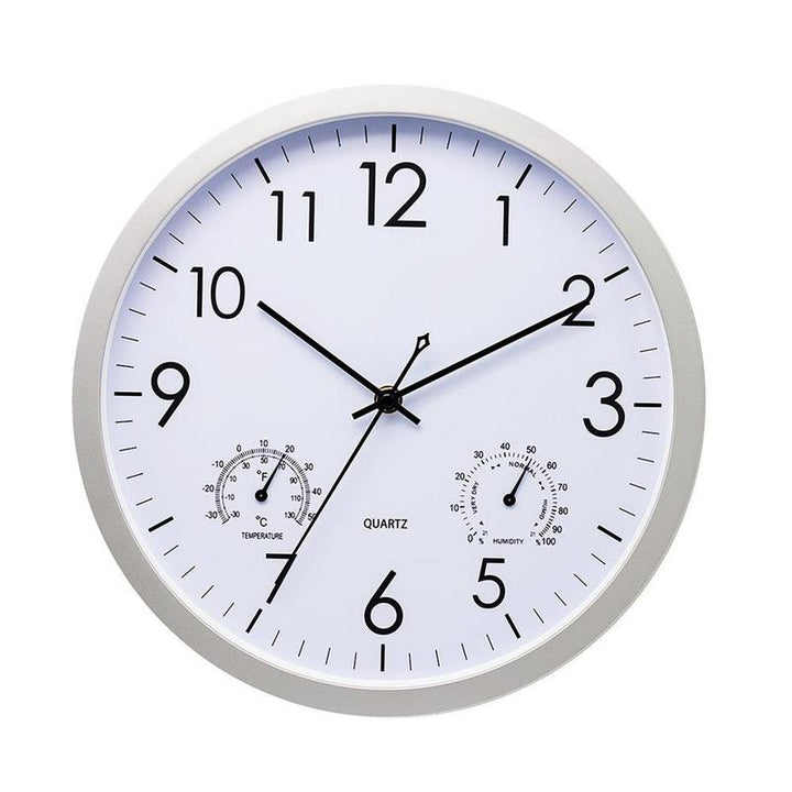 Gartenuhr Mit Temperatur Und Luftfeuchtigkeit 30 Cm
