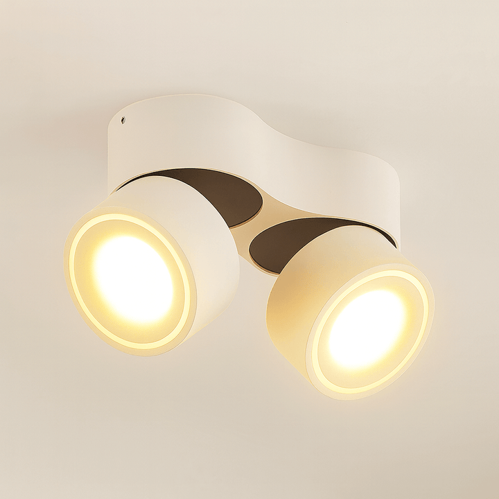Ceiling light – Adjustable LED double spotlight in a modern design