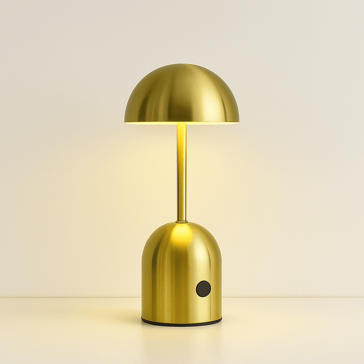 Table lamp, metal dome design – Modern LED accent lighting