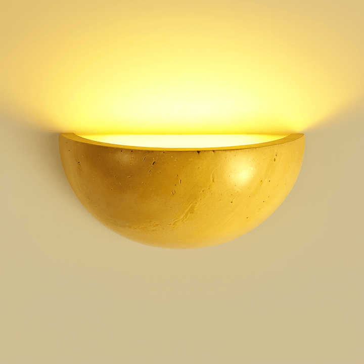 Wall light – Semicircular LED wall lamp in Zen style