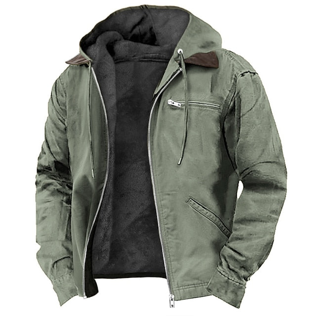 Men's Rain Jacket with Modern Design
