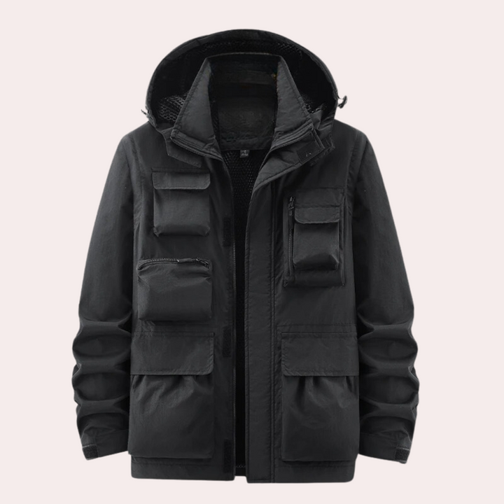Men's Winter Jacket with Weatherproof Design