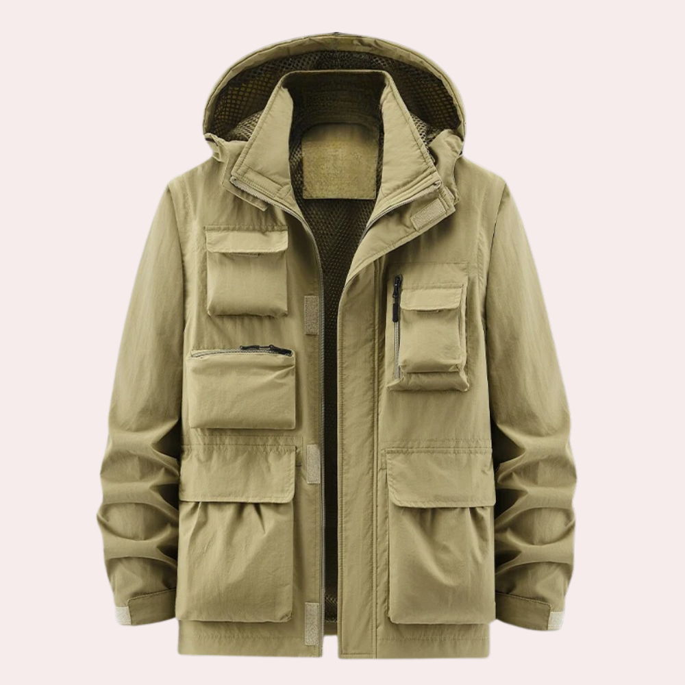 Men's Winter Jacket with Weatherproof Design