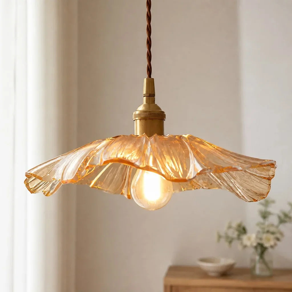Pendelleuchte Aus Glas Im Vintage Design