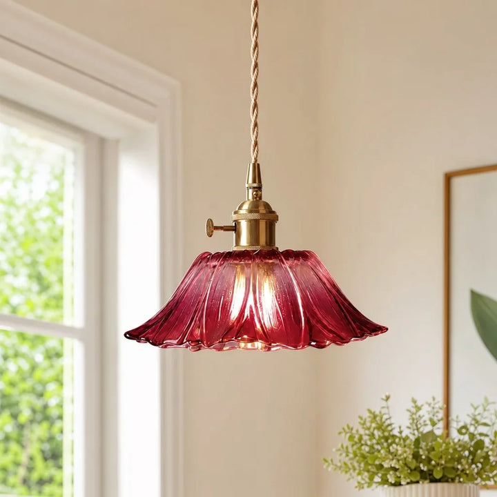 Pendelleuchte Aus Glas Im Vintage Design
