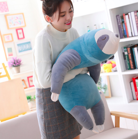 Large plush sloth toy