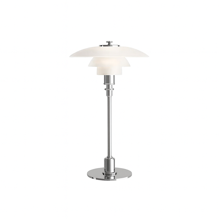 Bauhaus Ember table lamp with glass and metal base