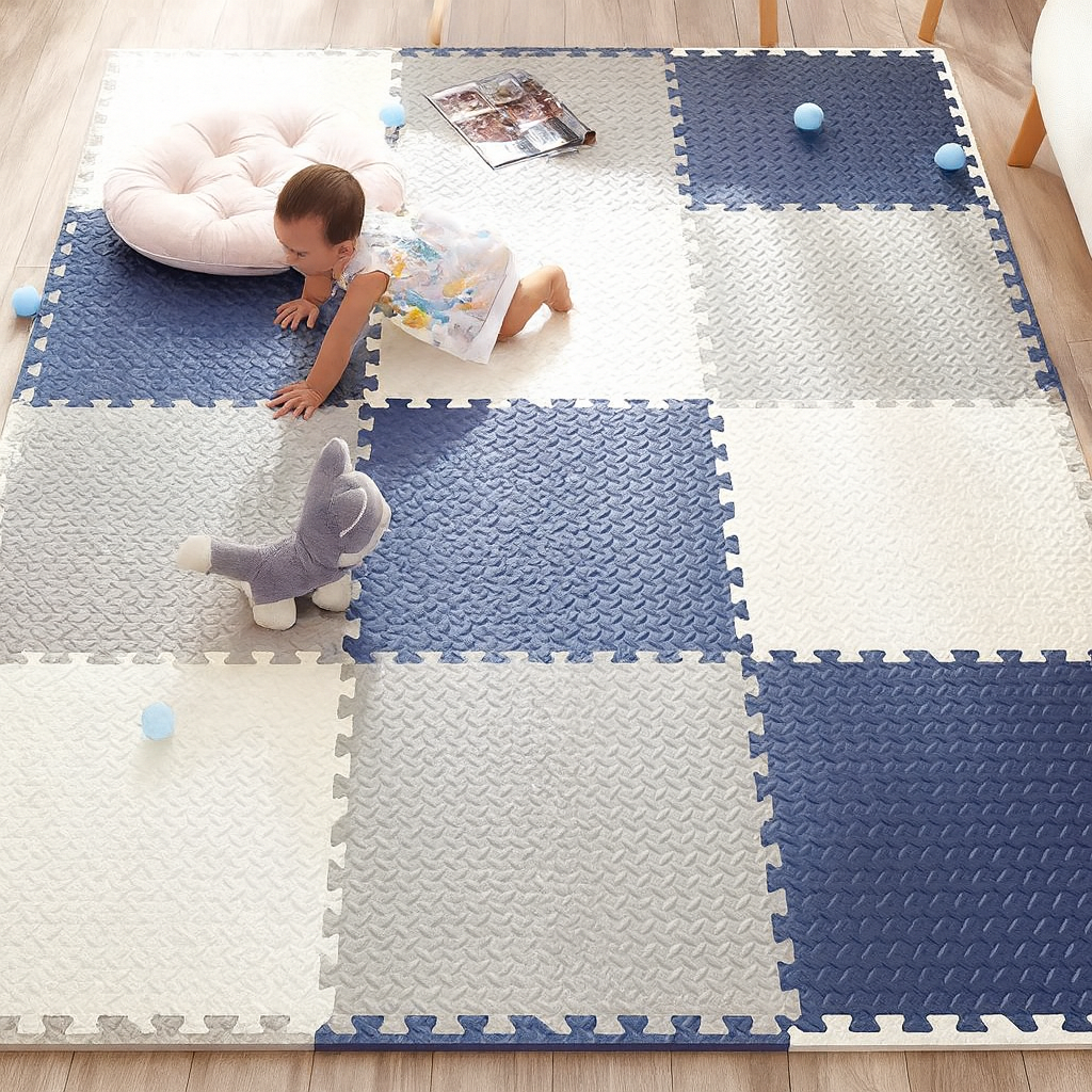 Puzzle play mat for children – Safe and colorful play area
