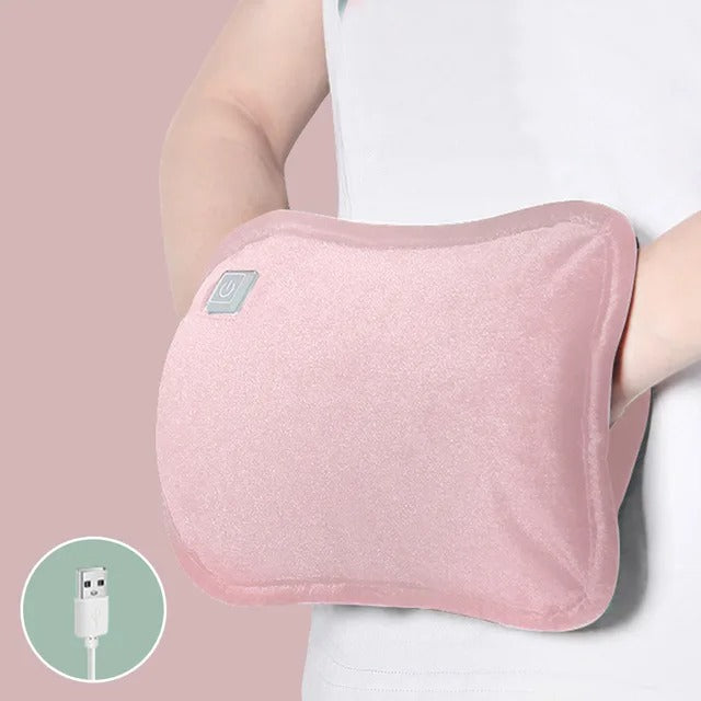 Portable 2-in-1 hand warmer with USB charging