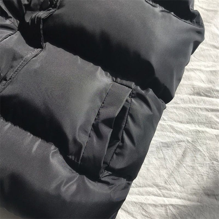 Women's Bodywarmer with High Collar and Pockets 