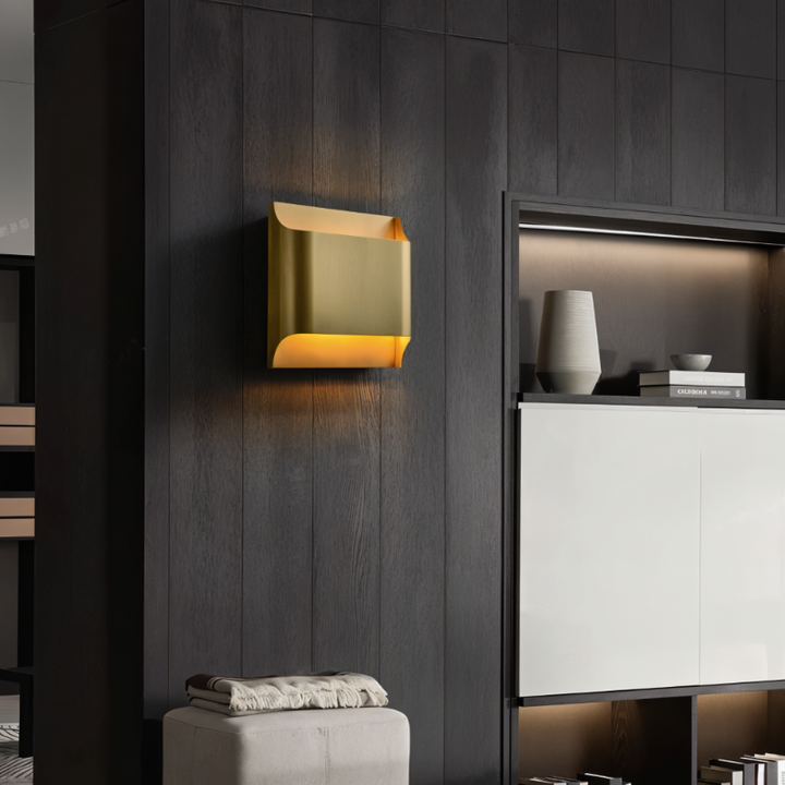 LED wall light copper – Modern up &amp; down wall lamp for living spaces