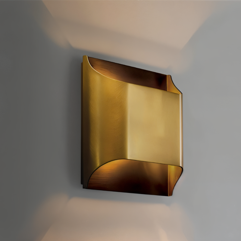 LED wall light copper – Modern up &amp; down wall lamp for living spaces