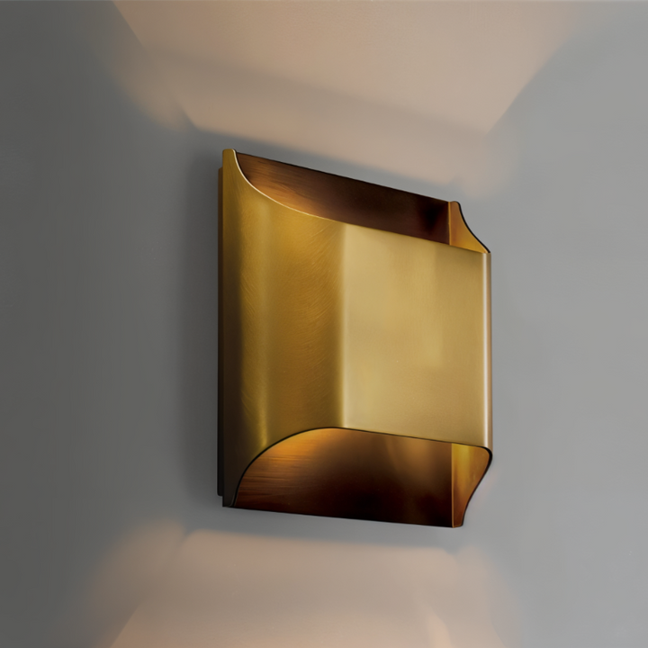 LED wall light copper – Modern up &amp; down wall lamp for living spaces