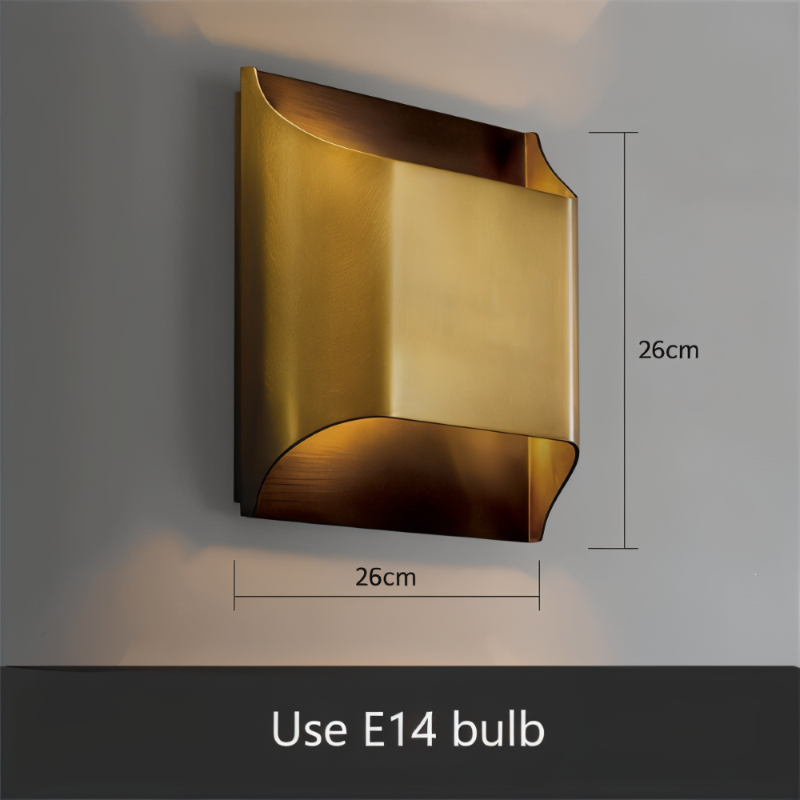 LED wall light copper – Modern up &amp; down wall lamp for living spaces