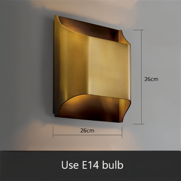 LED wall light copper – Modern up &amp; down wall lamp for living spaces