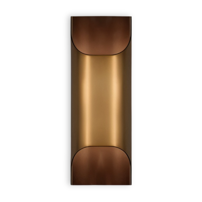 LED wall light copper – Modern up &amp; down wall lamp for living spaces