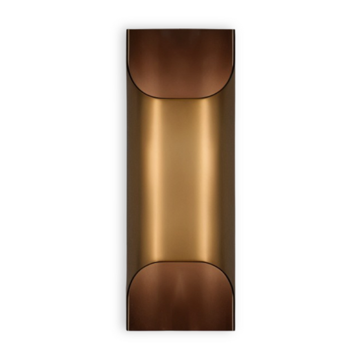 LED wall light copper – Modern up &amp; down wall lamp for living spaces