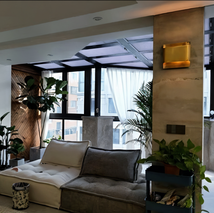 LED wall light copper – Modern up &amp; down wall lamp for living spaces