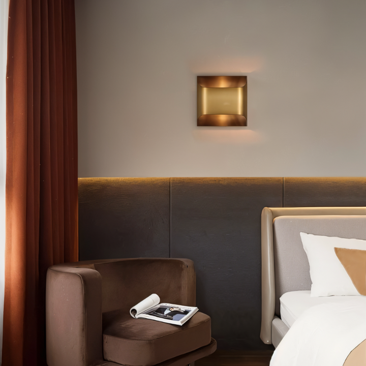 LED wall light copper – Modern up &amp; down wall lamp for living spaces