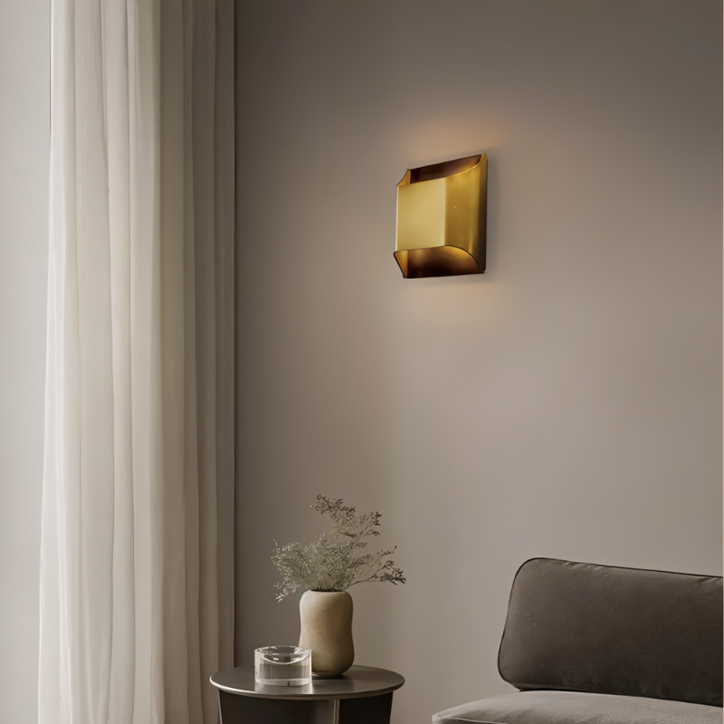 LED wall light copper – Modern up &amp; down wall lamp for living spaces