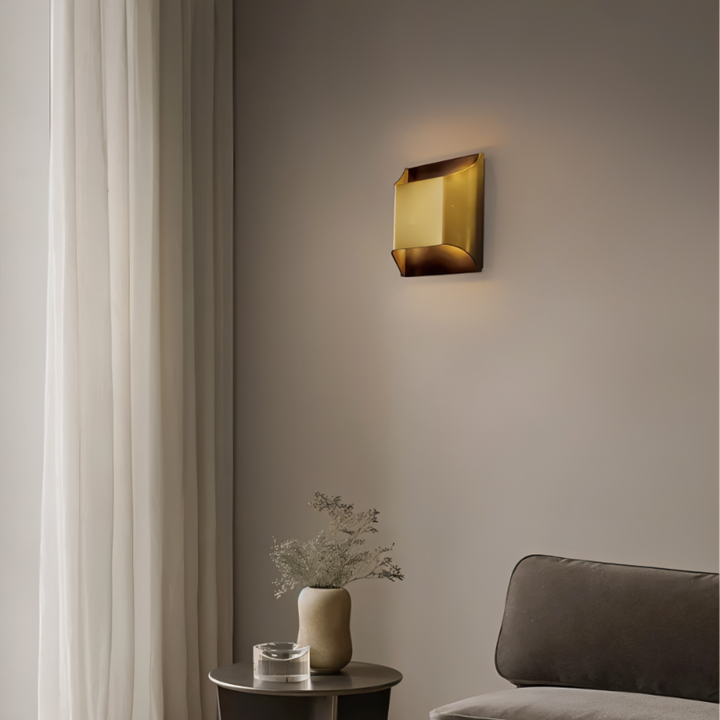 LED wall light copper – Modern up &amp; down wall lamp for living spaces