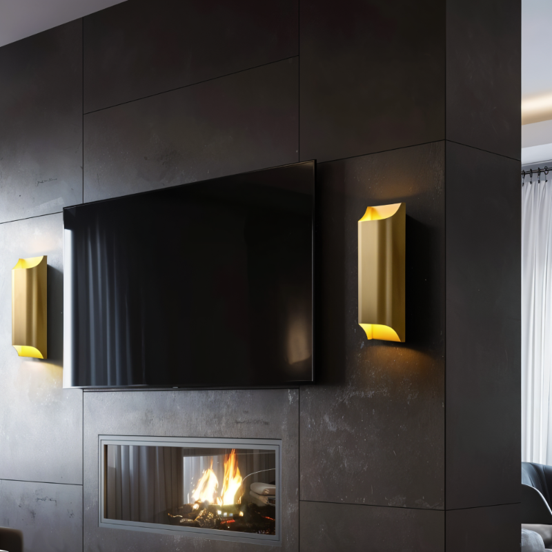 LED wall light copper – Modern up &amp; down wall lamp for living spaces