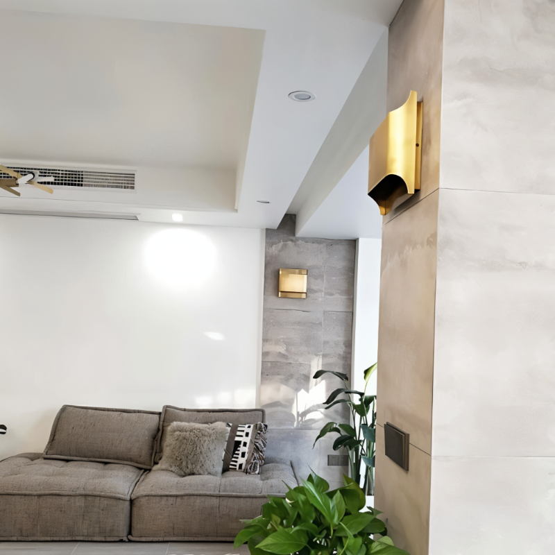 LED wall light copper – Modern up &amp; down wall lamp for living spaces