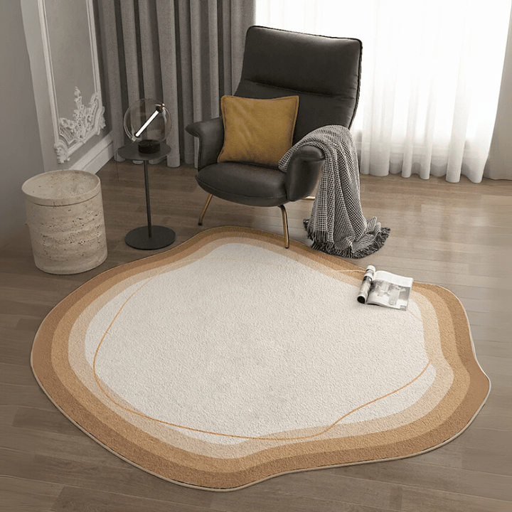 Round rug – Modern geometric design for stylish rooms