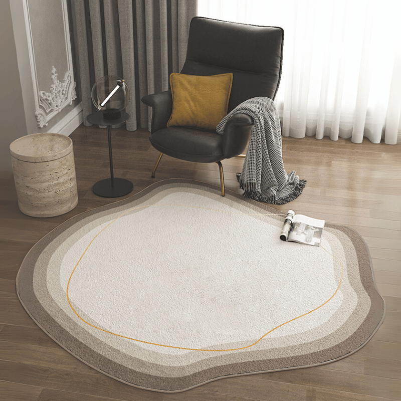 Round rug – Modern geometric design for stylish rooms