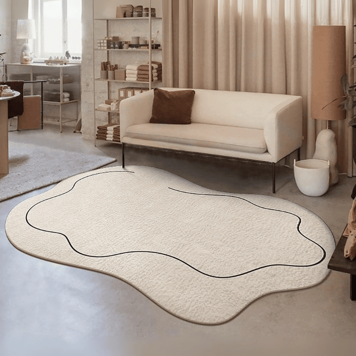 Rug – Simple cloud design with a soft cashmere touch