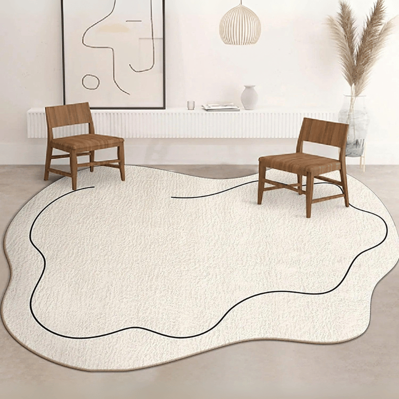 Rug – Simple cloud design with a soft cashmere touch