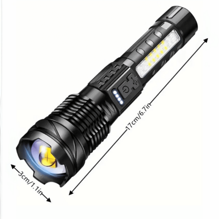 Ultrastarke Wiederaufladbare Led Taschenlampe Für Outdoor Und Notfall