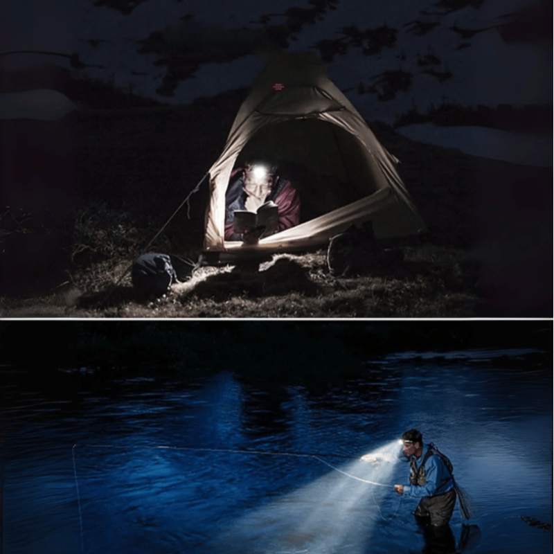 High-performance LED headlamp – Rechargeable, waterproof &amp; with zoom function