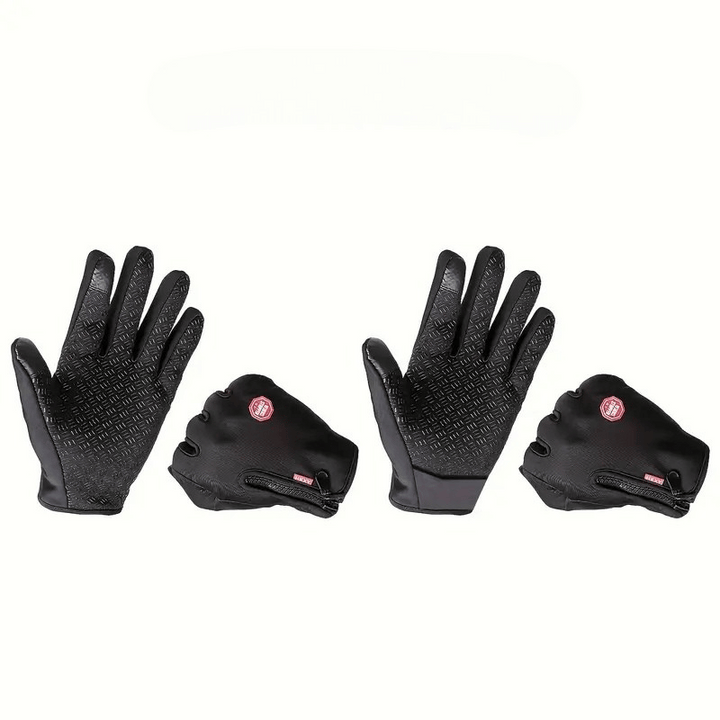 Wind and waterproof touchscreen gloves for men