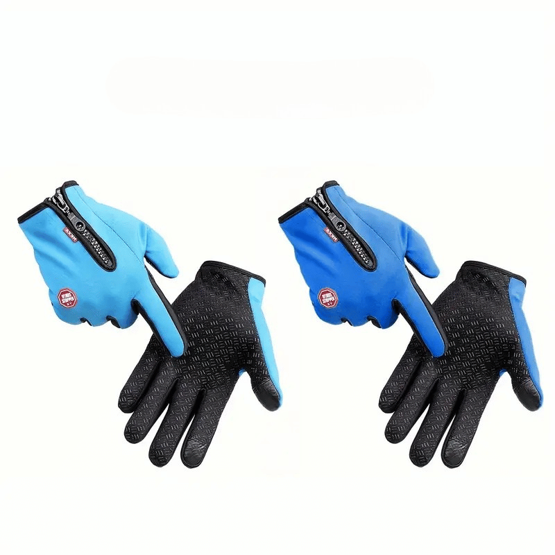 Wind and waterproof touchscreen gloves for men