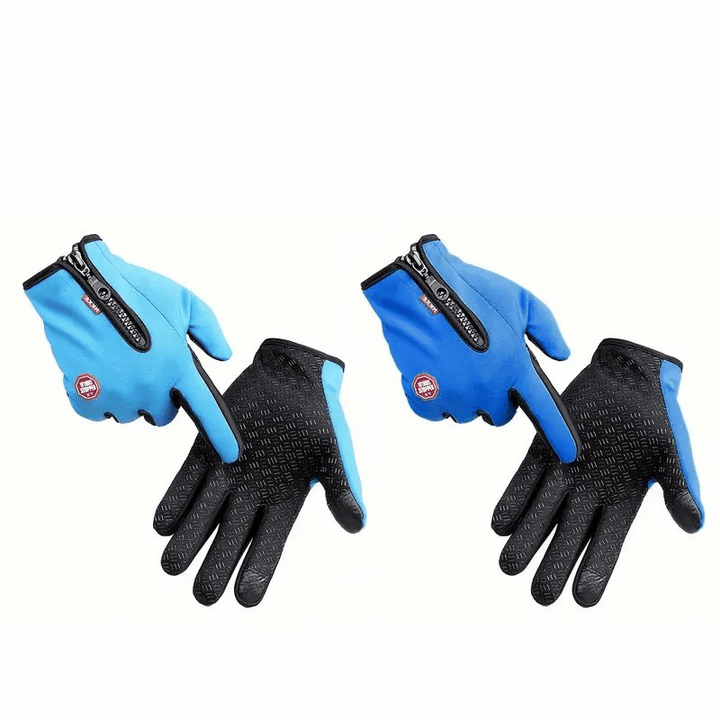 Wind and waterproof touchscreen gloves for men