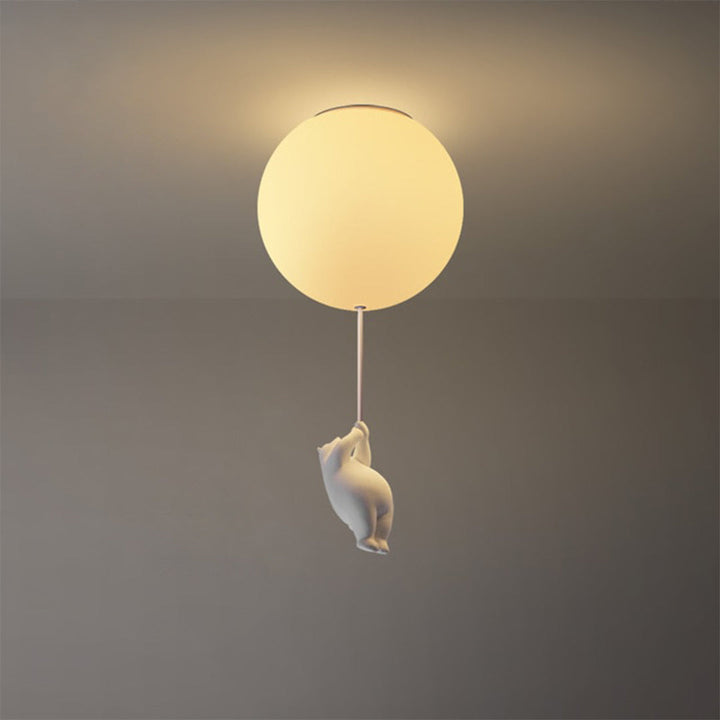Nexa Bear Play Ceiling Lamp for Children's Room