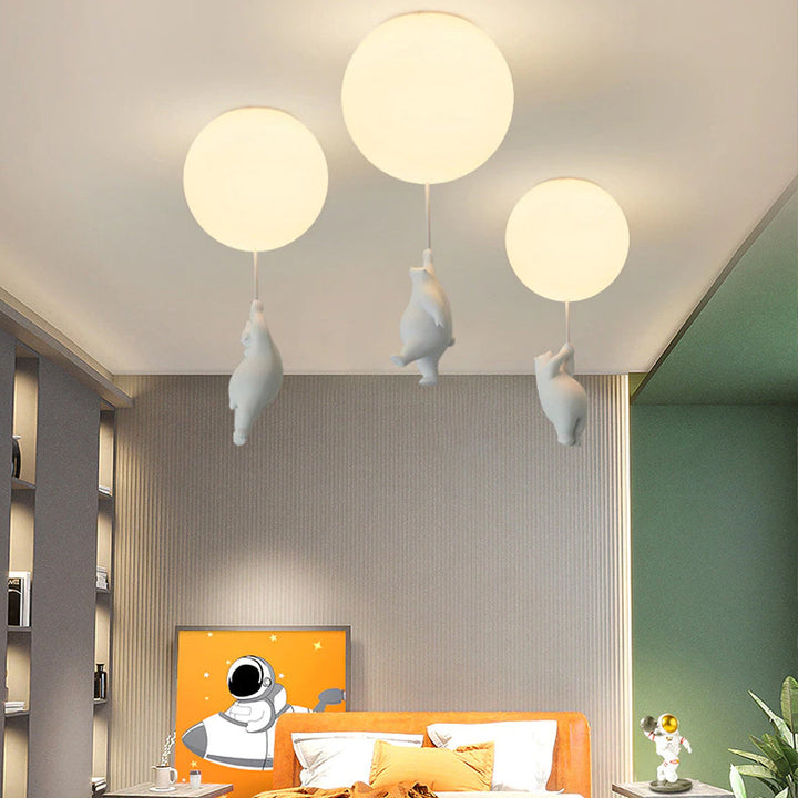 Nexa Bear Play Ceiling Lamp for Children's Room