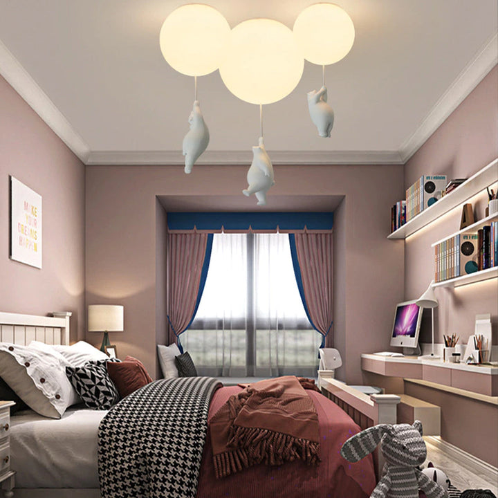Nexa Bear Play Ceiling Lamp for Children's Room