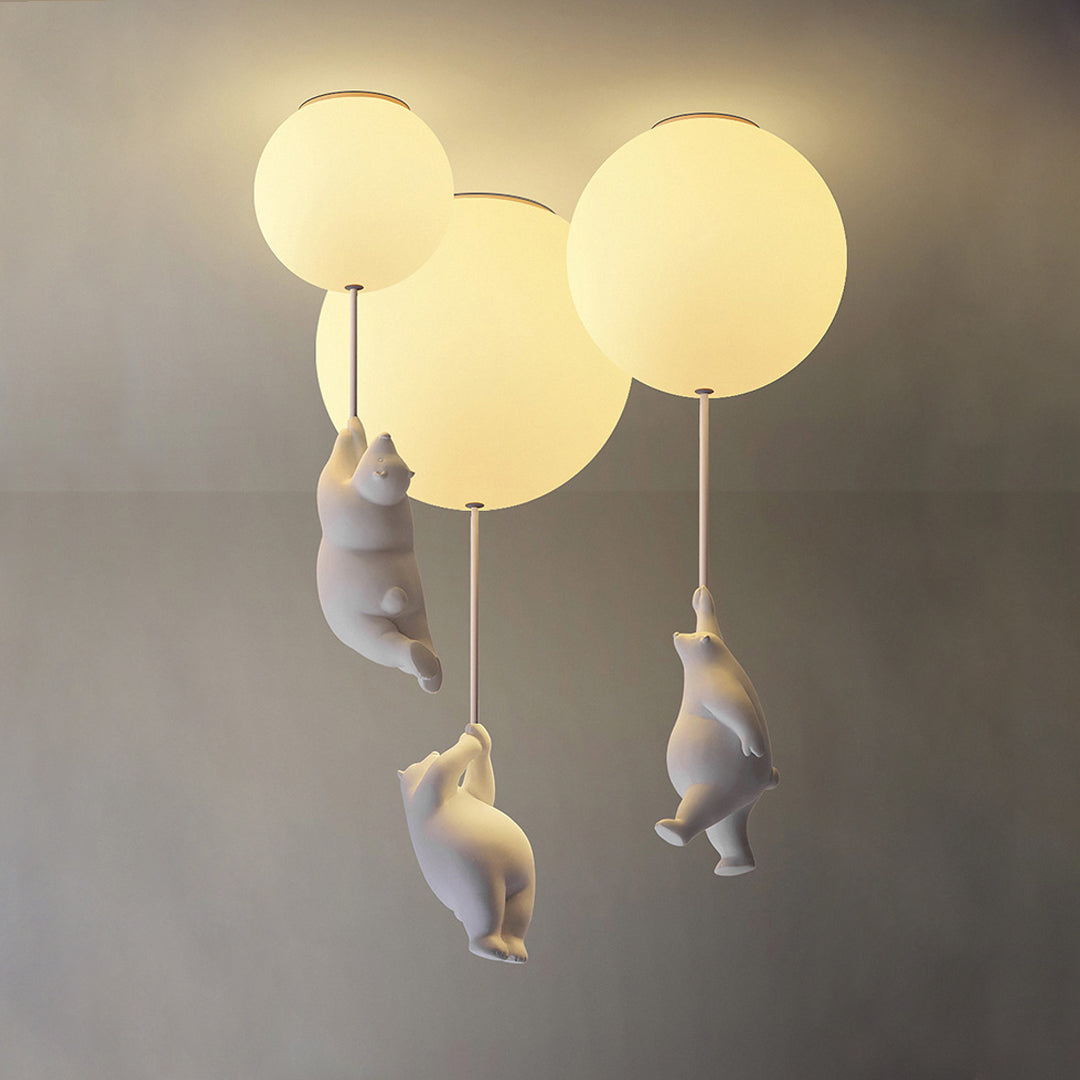 Nexa Bear Play Ceiling Lamp for Children's Room