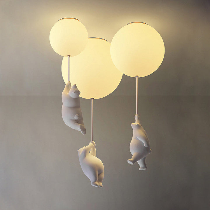 Nexa Bear Play Ceiling Lamp for Children's Room