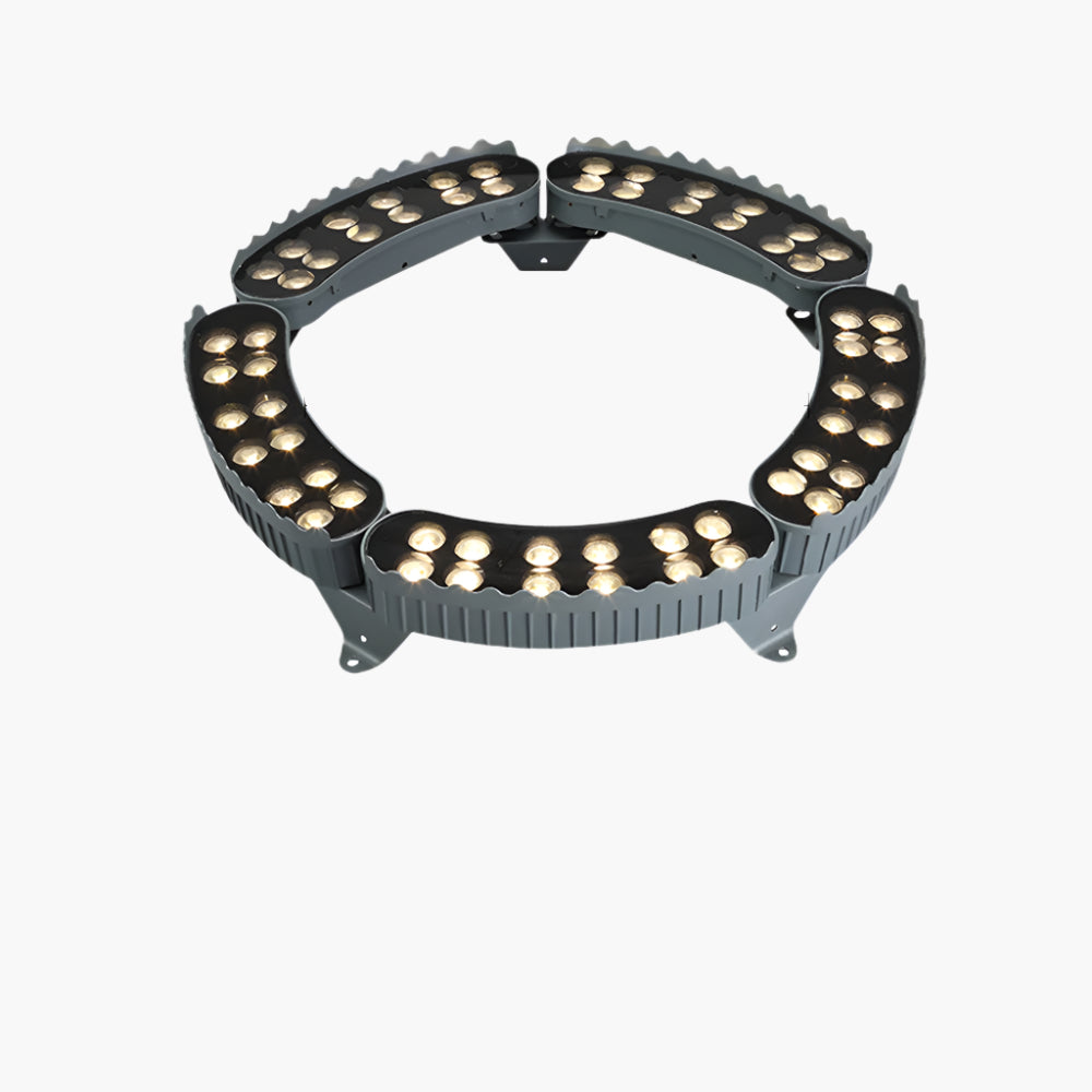 Elegant warm white LED garden spotlights for illuminating trees and landscapes