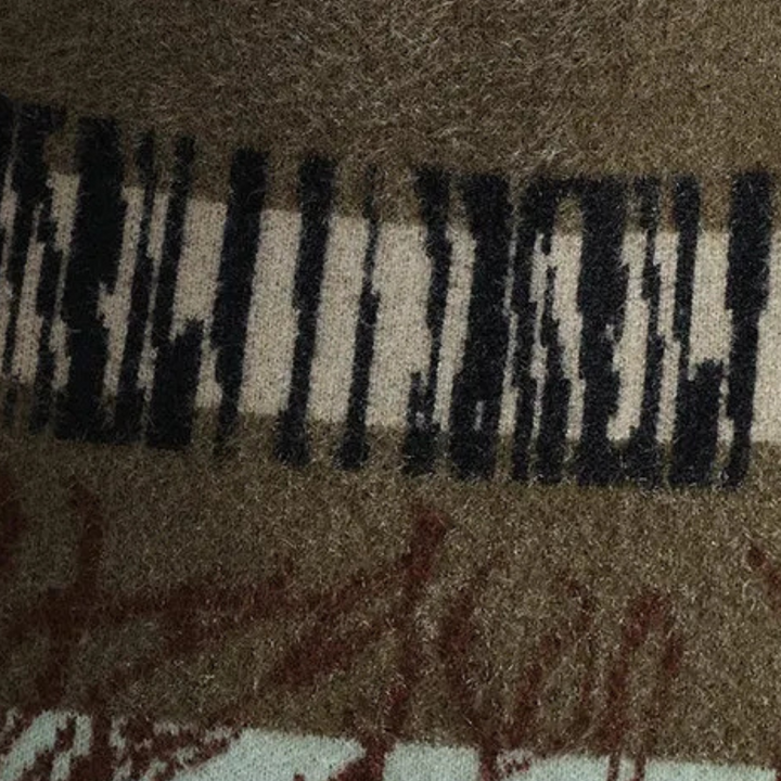 Men's Knit Sweater with Modern Design