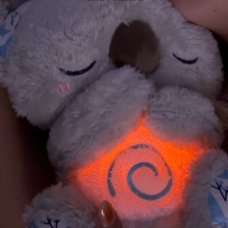 Soothing breathing toy with light &amp; vibration