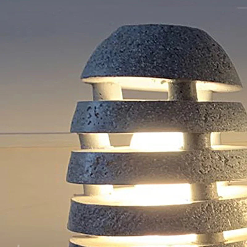 Outdoor light with stone look – Natural path lighting for garden &amp; terrace