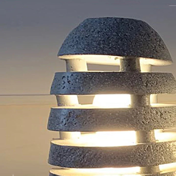 Outdoor light with stone look – Natural path lighting for garden &amp; terrace